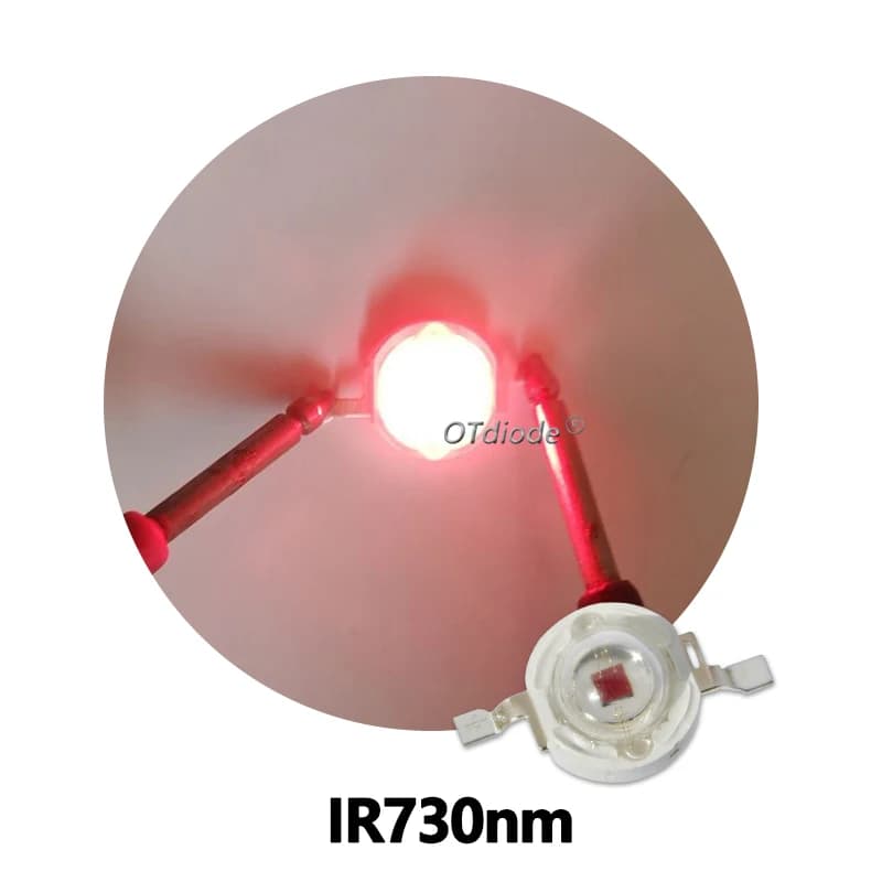 Puce LED haute puissance infrarouge IR 850nm 940nm 730nm 3W 5W 10W 20W 50W 100W, matrice de lampe LE