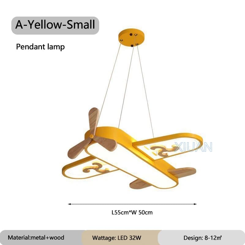 Plafonnier LED en Bois et Métal pour Chambre d'Enfant, Luminaire Décoratif d'Nik, Disponible en Rose