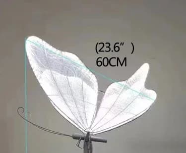 Papillon décor de mariage lampadaire avec base LED dentelle plafonnier lampes créatives romantiques