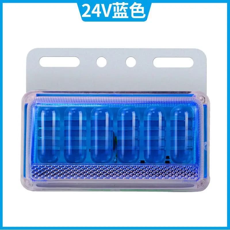 4 pièces Feux latéraux LED pour camion de transport et remorque 24V, super lumineux, étanches, éclai
