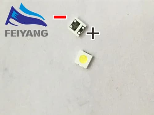 SAMIROB 100 pièces/UNI 3537 3535 1 W puce LED-2 90LM 3 v blanc froid rétro-éclairé LCD haute puissan
