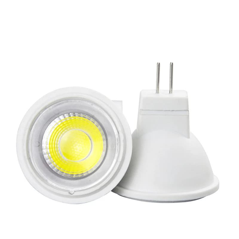 Ampoules LED COB à intensité variable, Mini lampe à deux broches, oh d'ampoules halogènes, MR11, GU4