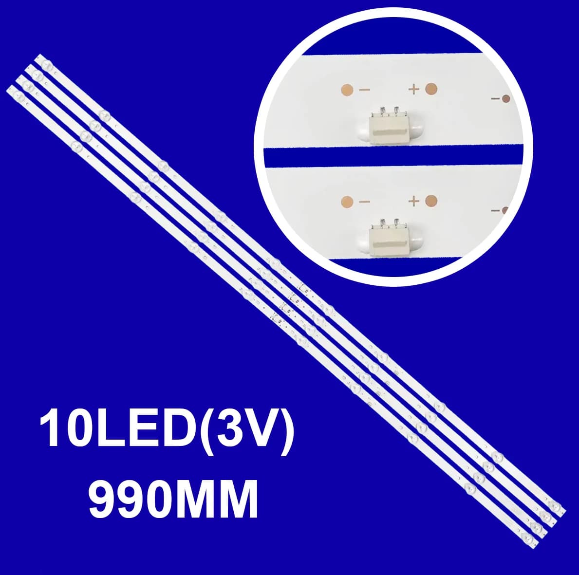 Bande LED TV pour systèmes TD K50DLJ11US K50DLJ12US JVC LT-50N750 EX-50US002B ST-50UX7800 ML-50FLED 