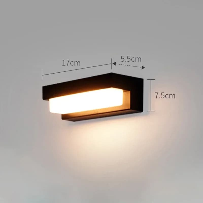 LED extérieur appliques solaires étanche lumière solaire balcon Villa porte cour muré éclairage clôt