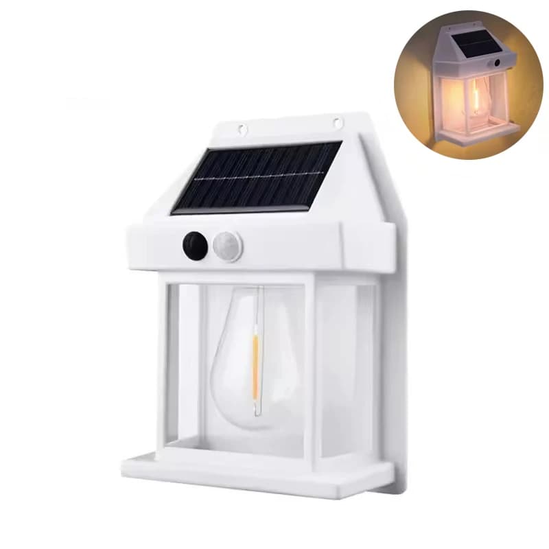 Lampes solaires extérieures murales extérieures rétro corps Induction atmosphère noël fée lumières s
