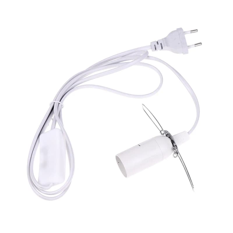 Promotion : Support de suspension E14 avec interrupteur et câble d'alimentation de 1,55 m pour lumin