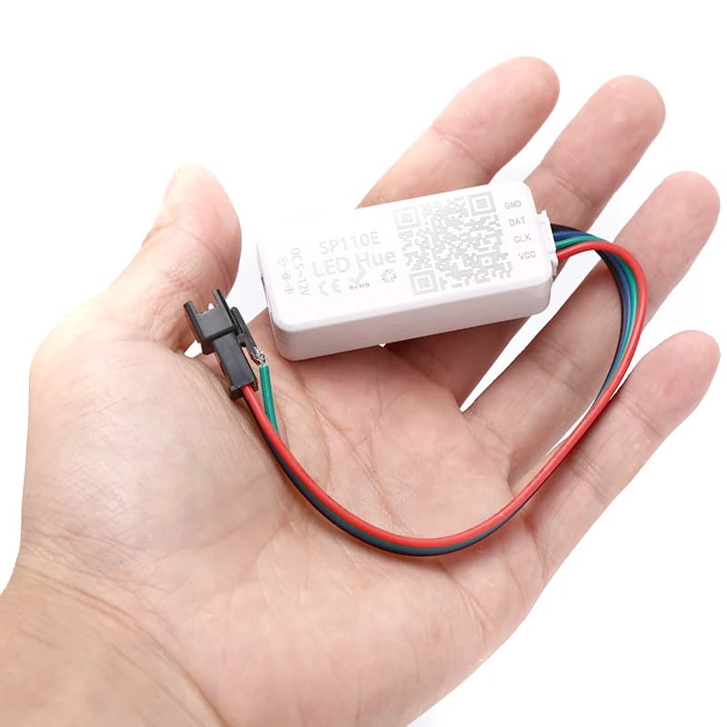 1PC DC5-12V éventuelles 110E Bluetooth LED Contrôleur pour LED Bande LED Contrôleur WS2811/2812B