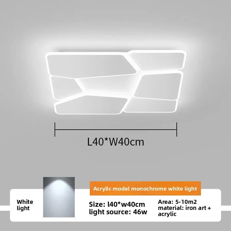 Plafonnier LED nordique moderne, lampe design créative pour salon et chambre à coucher, nouveau lumi
