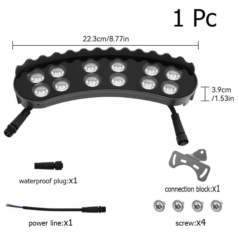 85 V-265 V LED arbre étreinte lampe 4 pièces extérieur étanche IP65 pelouse jardin parc cour voies p