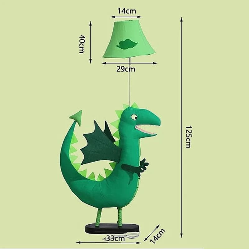 Lampadaire moderne et mignon avec Dragon volant, pliable, pour chambre d'enfant, salon, décoration d