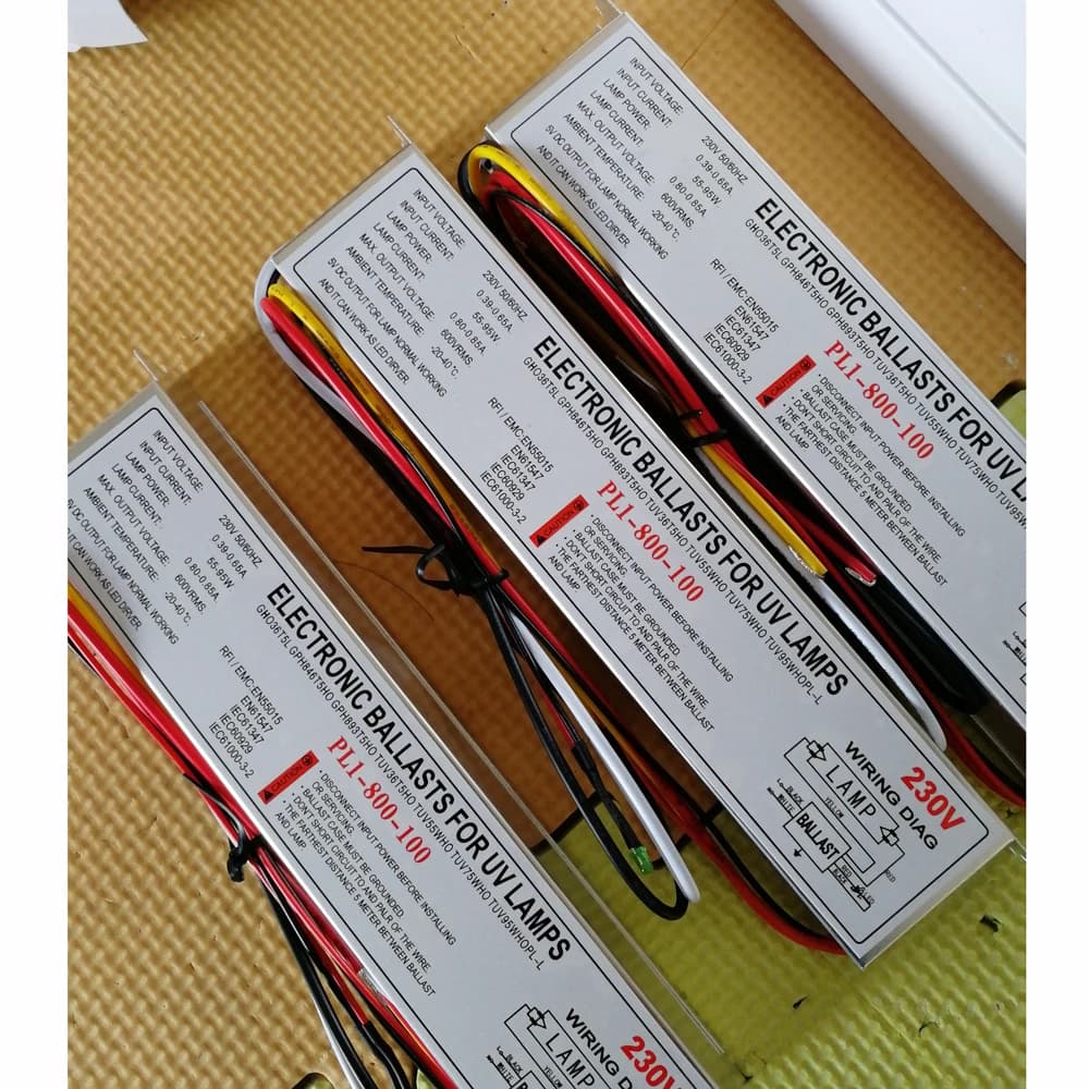 Ballast électronique germicide PL1-800-100 pour Ballast à 4 broches à une extrémité 100W pour lampe