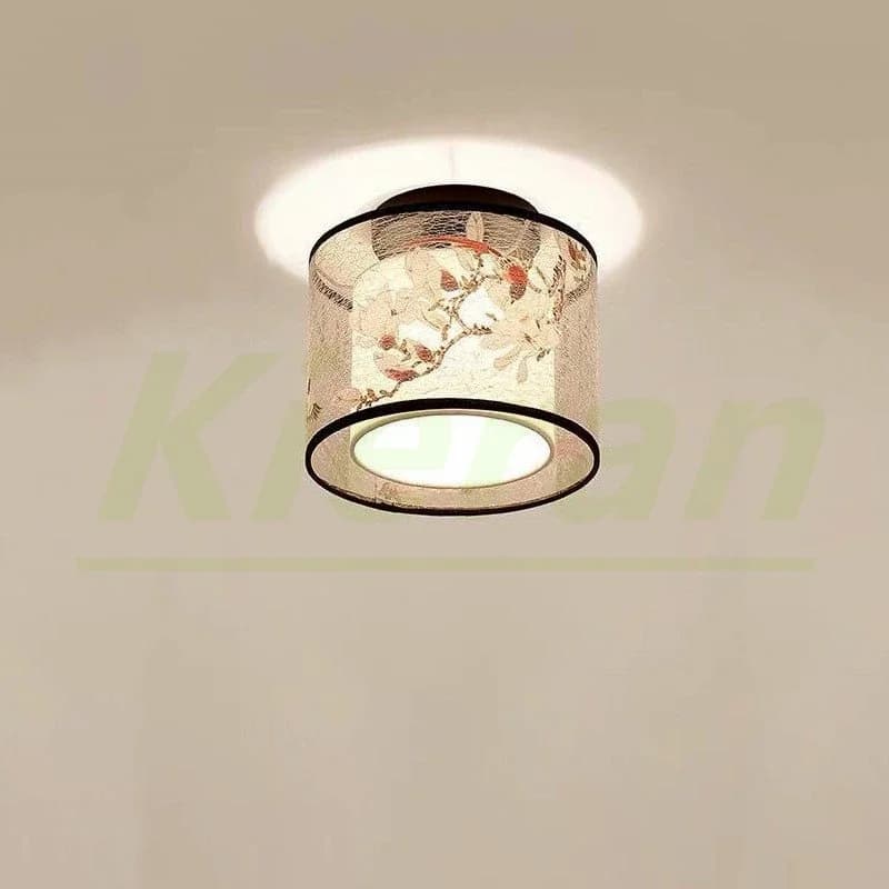 Nordique moderne Lotus oiseau LED plafonnier salon chambre étude hôtel KTV chevet plafonnier chambre