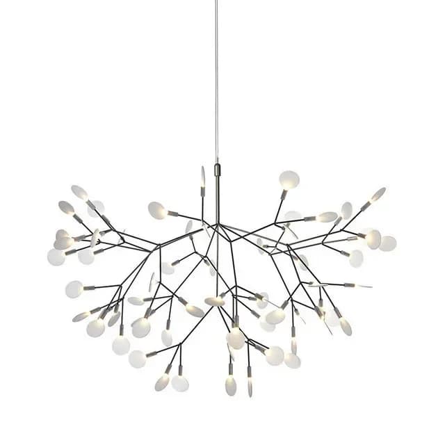 Lustre LED Heracleum, lampe en forme de branche de luciole, lampe suspendue nordique en forme de glo