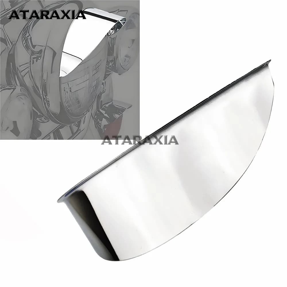 Visière universelle pour phare de moto, couvercle de phare de 7 pouces, visière de lampe avant pour 