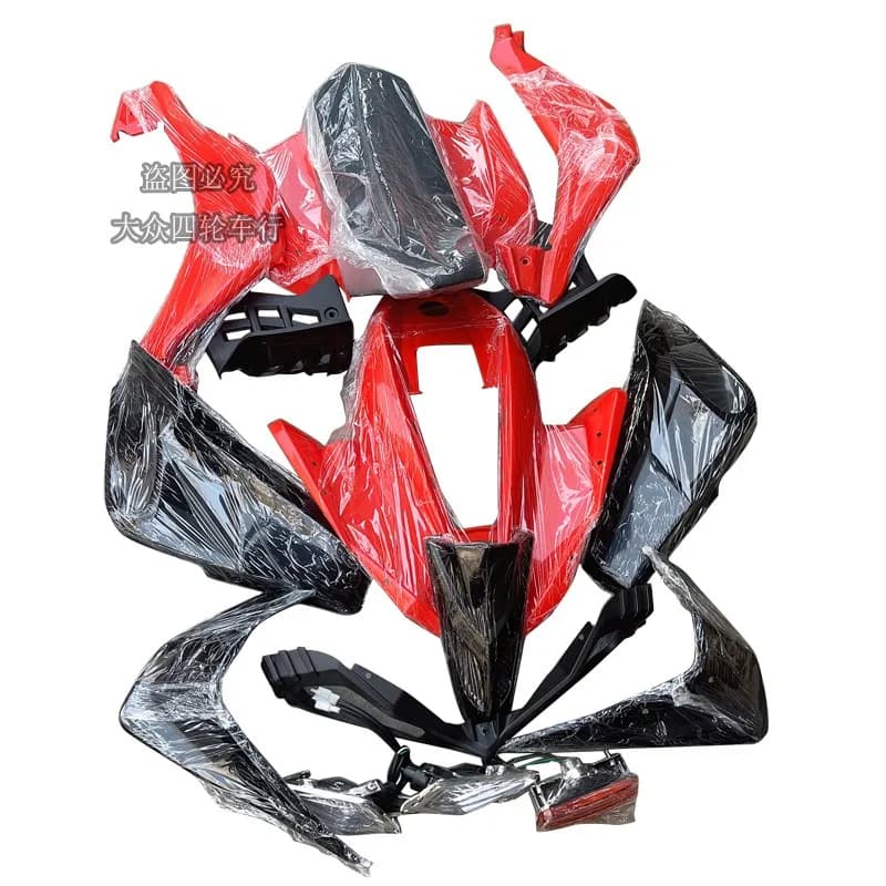 Toutes les pièces en plastique avec pédales adaptées aux phares et feux arrière Small Mars, ensemble