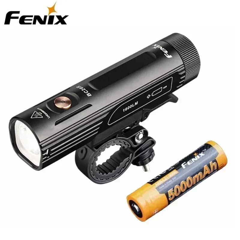 FENIX BC26R 1600 lumens lampe de poche rechargeable pour vélo incluse une batterie Li-ion 5000 mAh