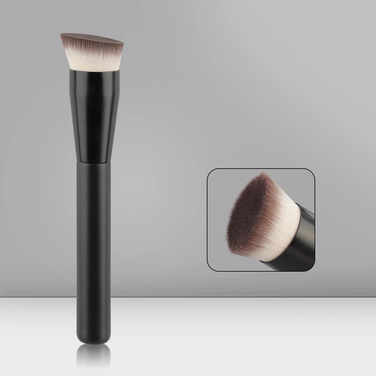 Pinceaux de maquillage, correcteur de fond de teint, couverture coudée sans couture, crème liquide s