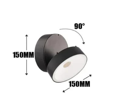 Lampe murale d'extérieur 16W, étanche, moderne et minimaliste, pour balcon, allée, couloir, jardin,