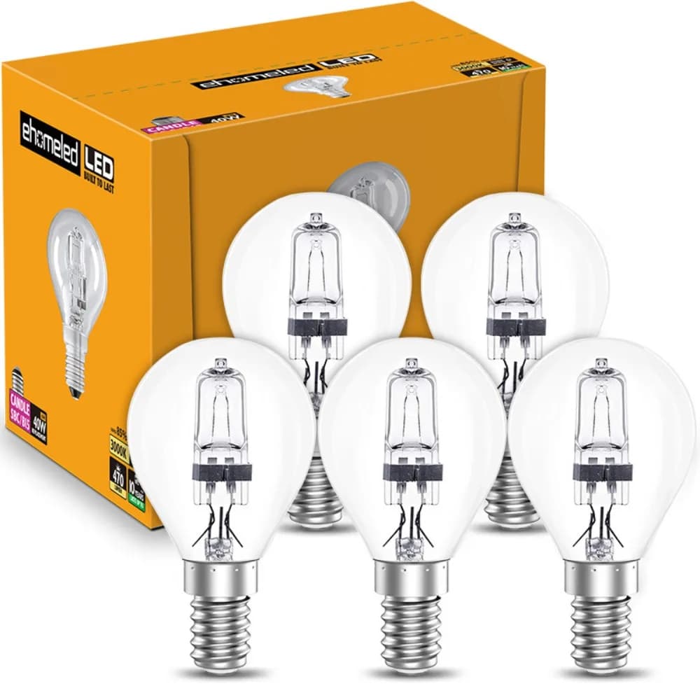 Ampoules halogènes de rechange pour budgétaire, réflecteur E14, ampoules pointues, lampes, intérieur