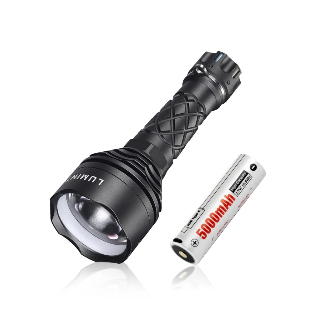 Lumintop Lampe de poche LEP THOR 3, 2500m, longue portée, avec batterie 21700, étanche IPX8, pour