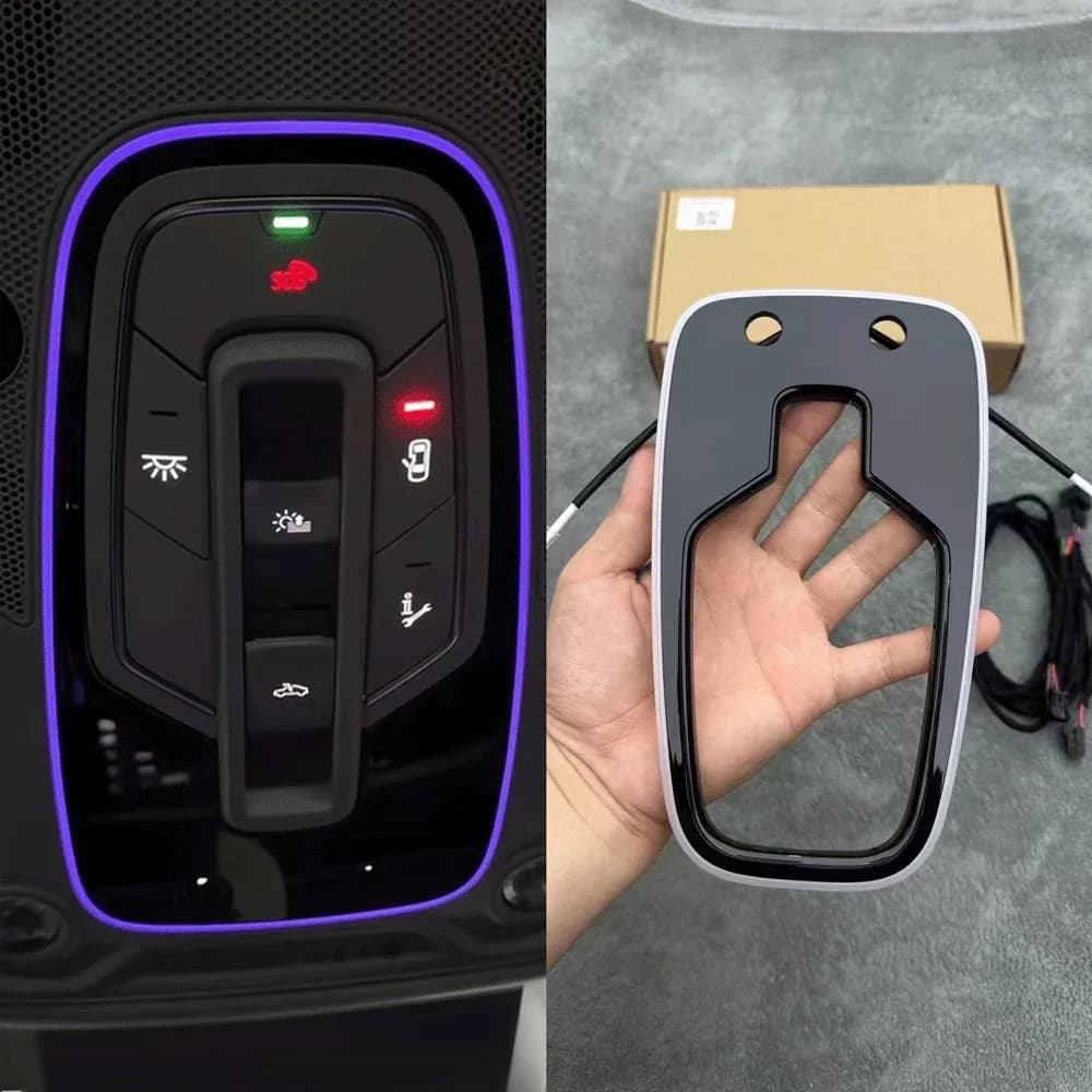 Pour Audi A4 A5 Q5 B9 A6 LED lampe de lecture 32 couleurs ambiant voiture intérieur toit lampe mise 