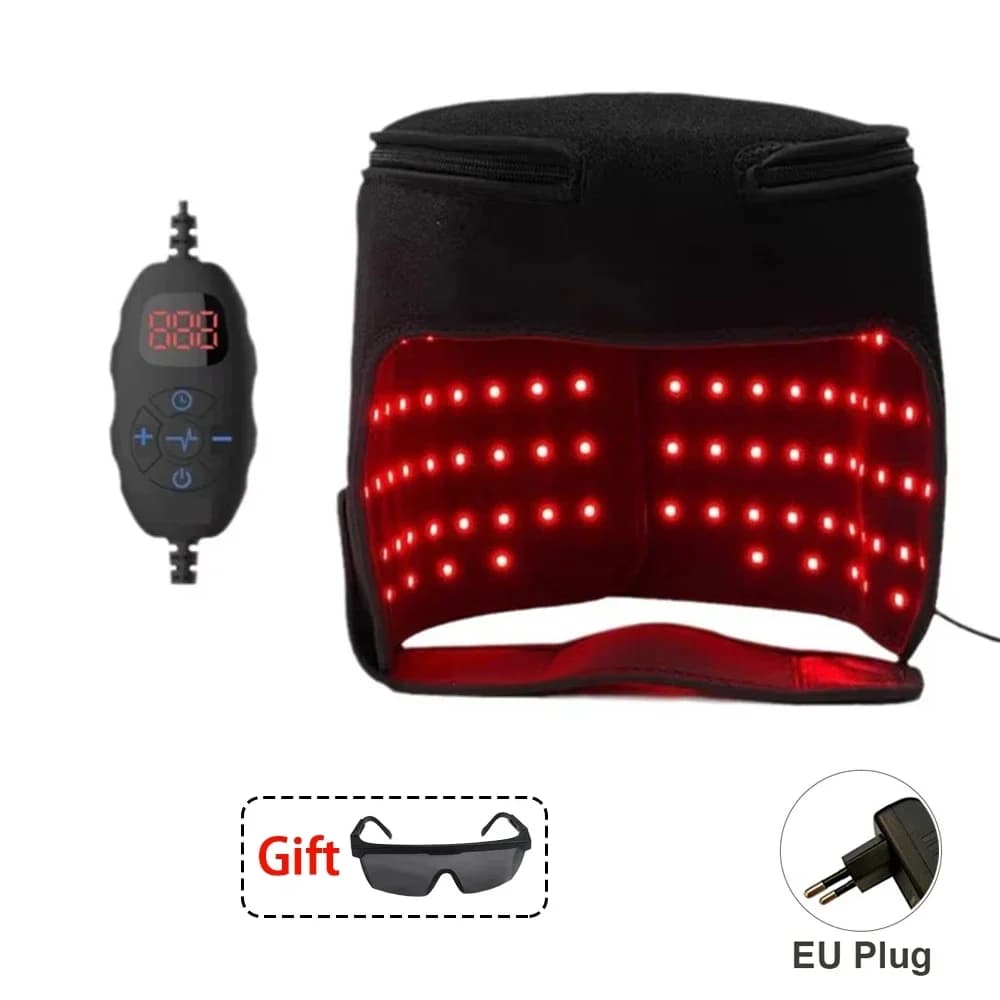 Chapeau de thérapie à la lumière rouge LED pour la croissance des cheveux, capuchon de croissance de