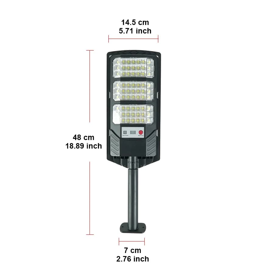 Lampe solaire LED la plus puissante 998000000LM 15000W, ultra-lumineuse, avec détecteur de mouvement