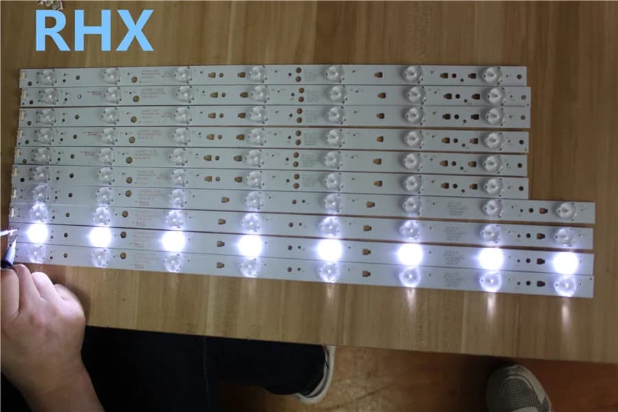 POUR LED bande LED48D7-ZC14-01 30348007210 pour panneau LSC480HJ01-8 pour JVC LT-48C540 48 "TV