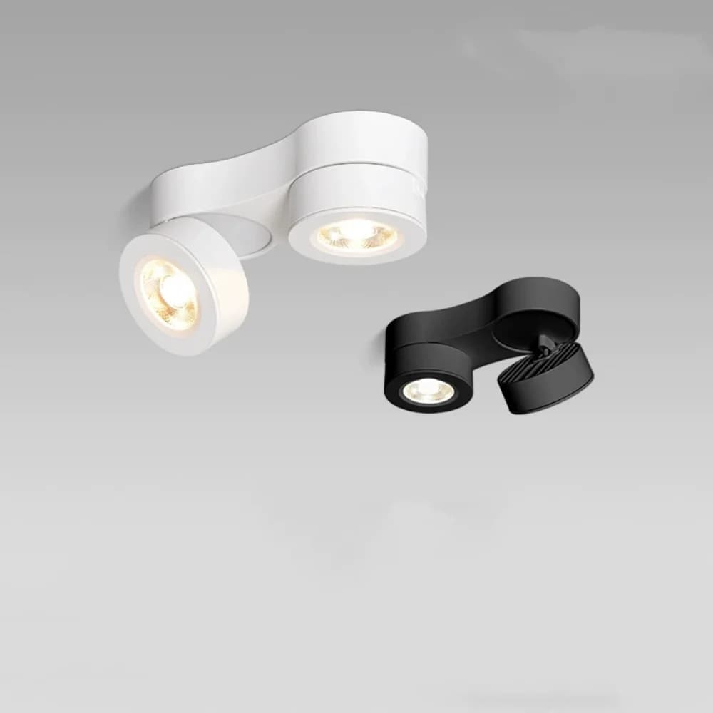 Plafonnier LED circulaire encastré SMD COB, projecteur, 7W 12W 15W 14W 24W 30W, dimmable, anti-éblou