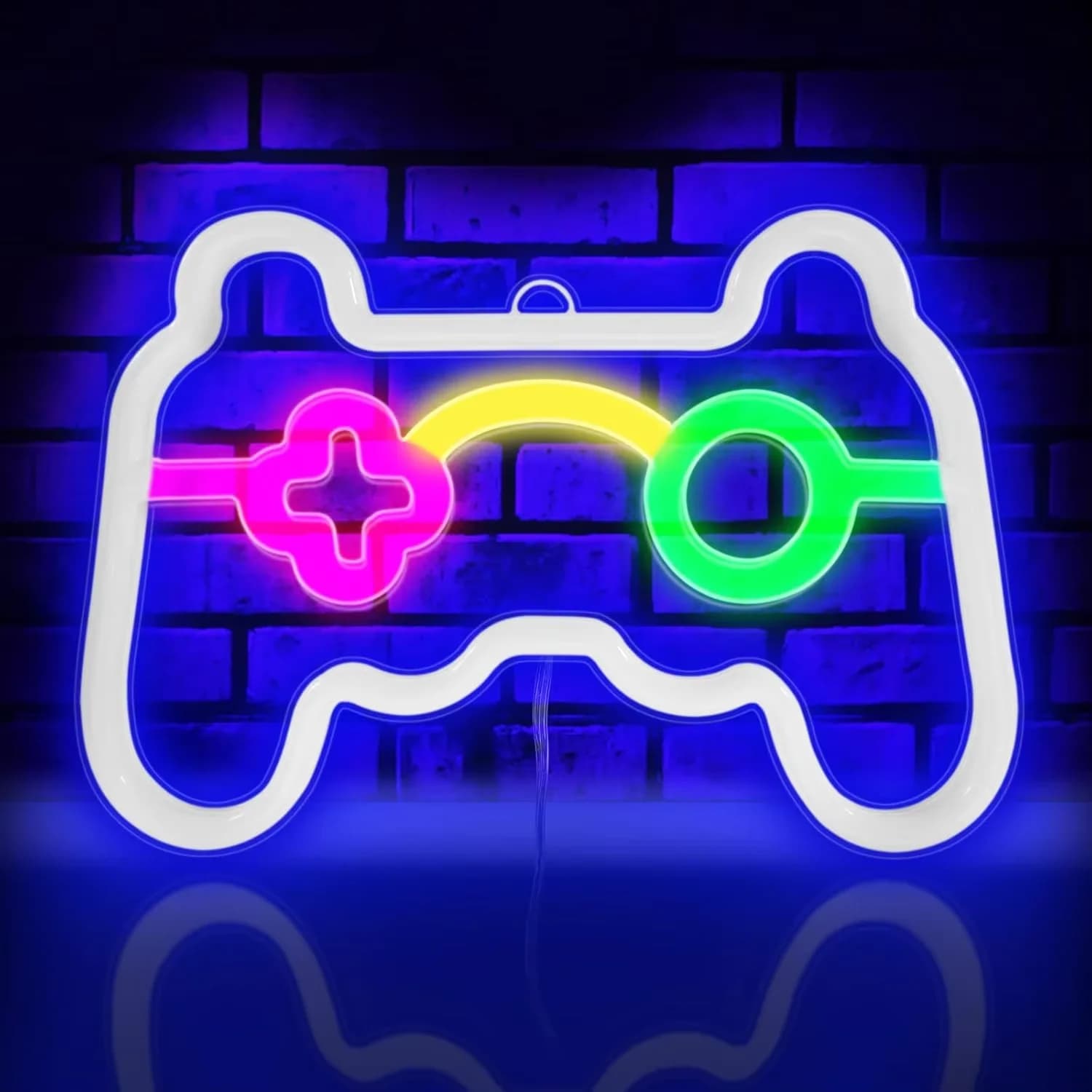 Enseigne néon Gaming Zone, lumière LED USB, décoration murale pour salle de jeux, chambre, man cave,