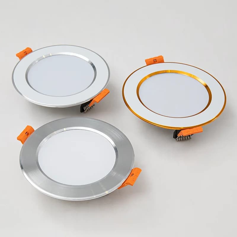 Spot LED encastrable dimmable 10 pièces, tricolore, 5W 7W 9W 12W 15W, lampe de plafond LED encastrée