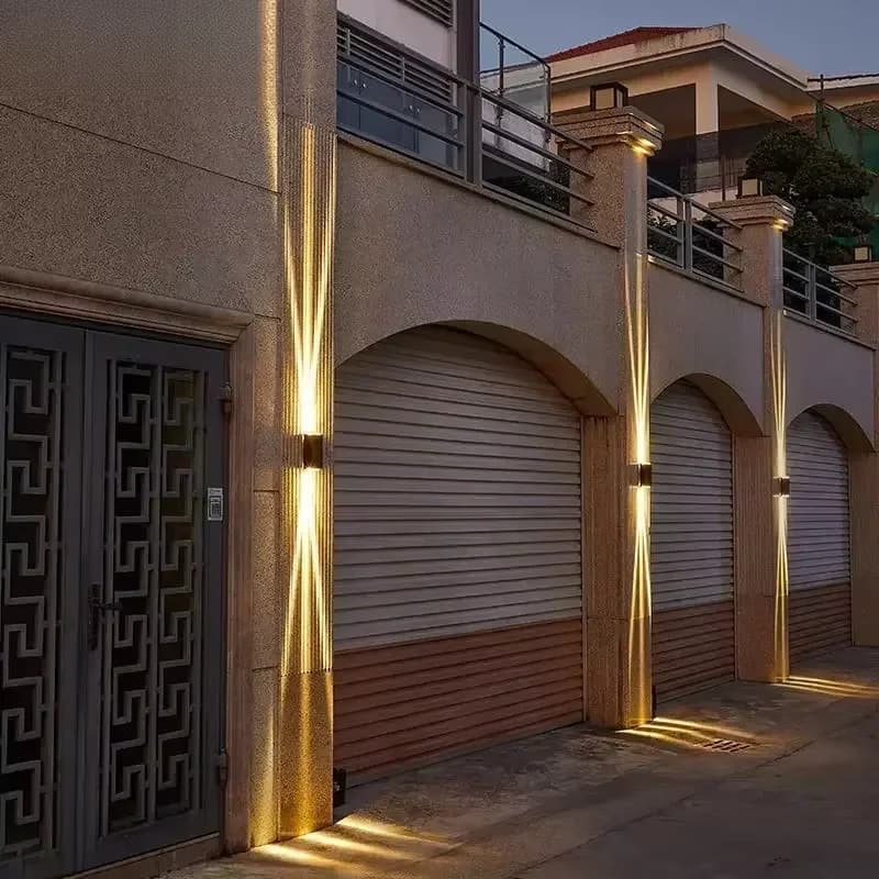 Applique murale extérieure à faisceau étroit ShinyYing 18W, applique murale à 3 spots LED pour coulo