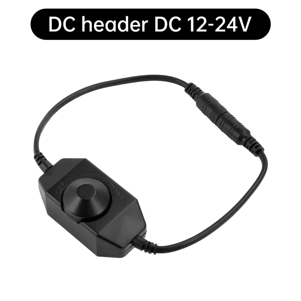 DC12-24V LED variateur en continu bouton manuel tactile LED variateur 1 canal contrôleur de réglage
