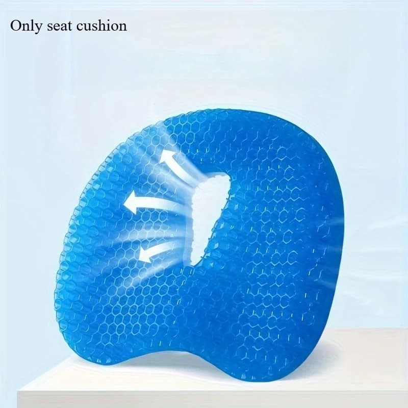 Coussin de siège en Gel en forme de U, pour assise longue, coussin de siège en Gel souple et confort