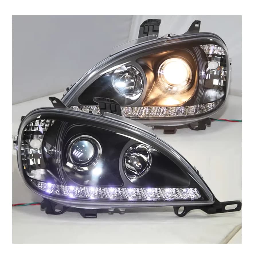 1998-2004 année W163 ML320 ML350 ML430 ML450 lampe frontale pour mercedes-benz boîtier noir JY