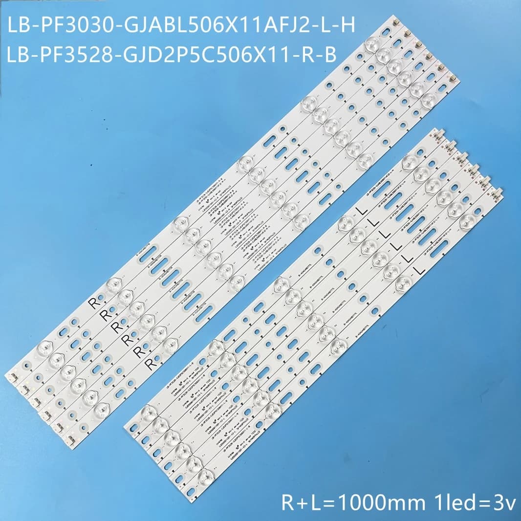 Bandes LED pour AOC Le49s5970 LE49D5542 LB-PF3030-GJ490611AEA2-R-H LB-PF3030-GJ490611AEA2-L-H 49PUH4