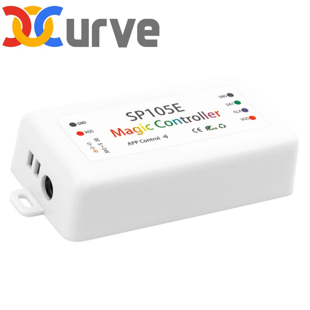 Contrôleur de musique LED Bluetooth, éventuelles 110E, WS2811, WS2812B, SK6812 RVB, RVBW, éventuelle