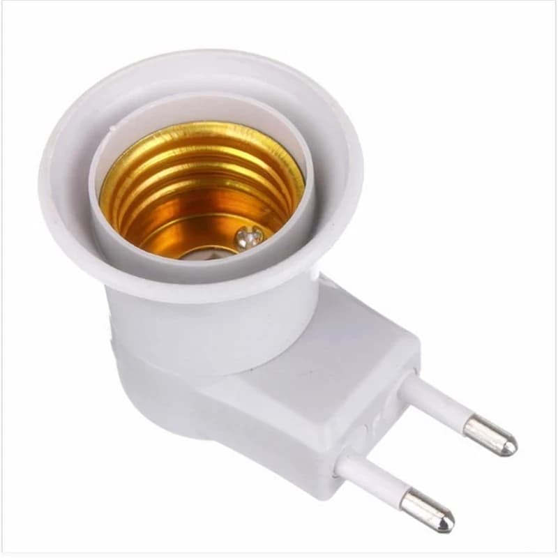 E27 Base de lampe prise ue vis murale veilleuse LED porte-ampoule prise adaptateur convertisseur 110