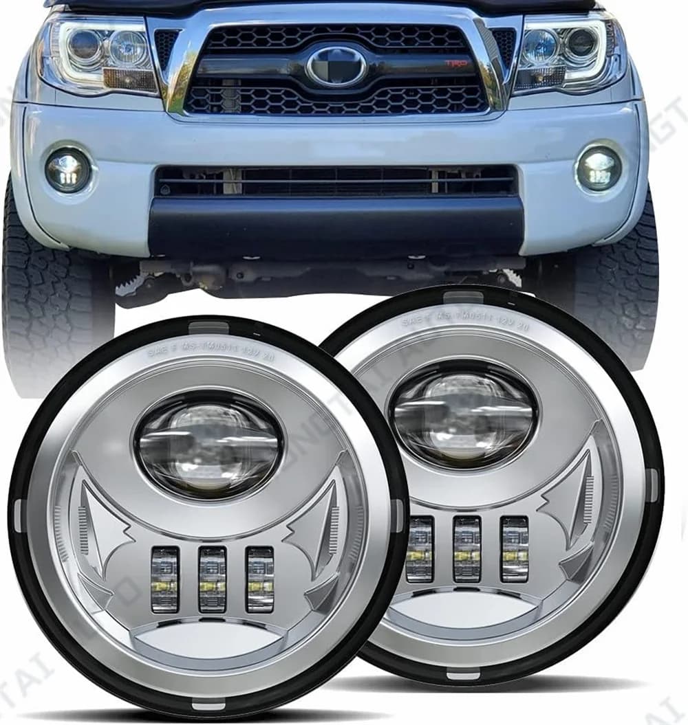 Feux antibrouillard LED pour Toyota Tundra 2007-2013 Sequoia 2008-2015 Toyota Tacoma 2005-2011 Solar