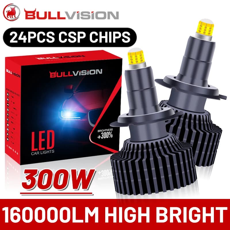 160000 LM H1 LED 360 H7 phares de voiture H11 H8 H9 9005 HB3 9006 HB4 H16 9012 HIR2 Canbus 300W 24 p