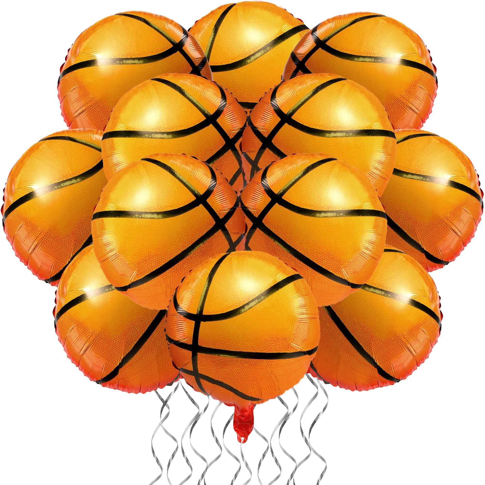 Ballons en Mylar à l'hélium de 18 pouces sur le thème du basket-ball, fournitures pour fêtes sur le