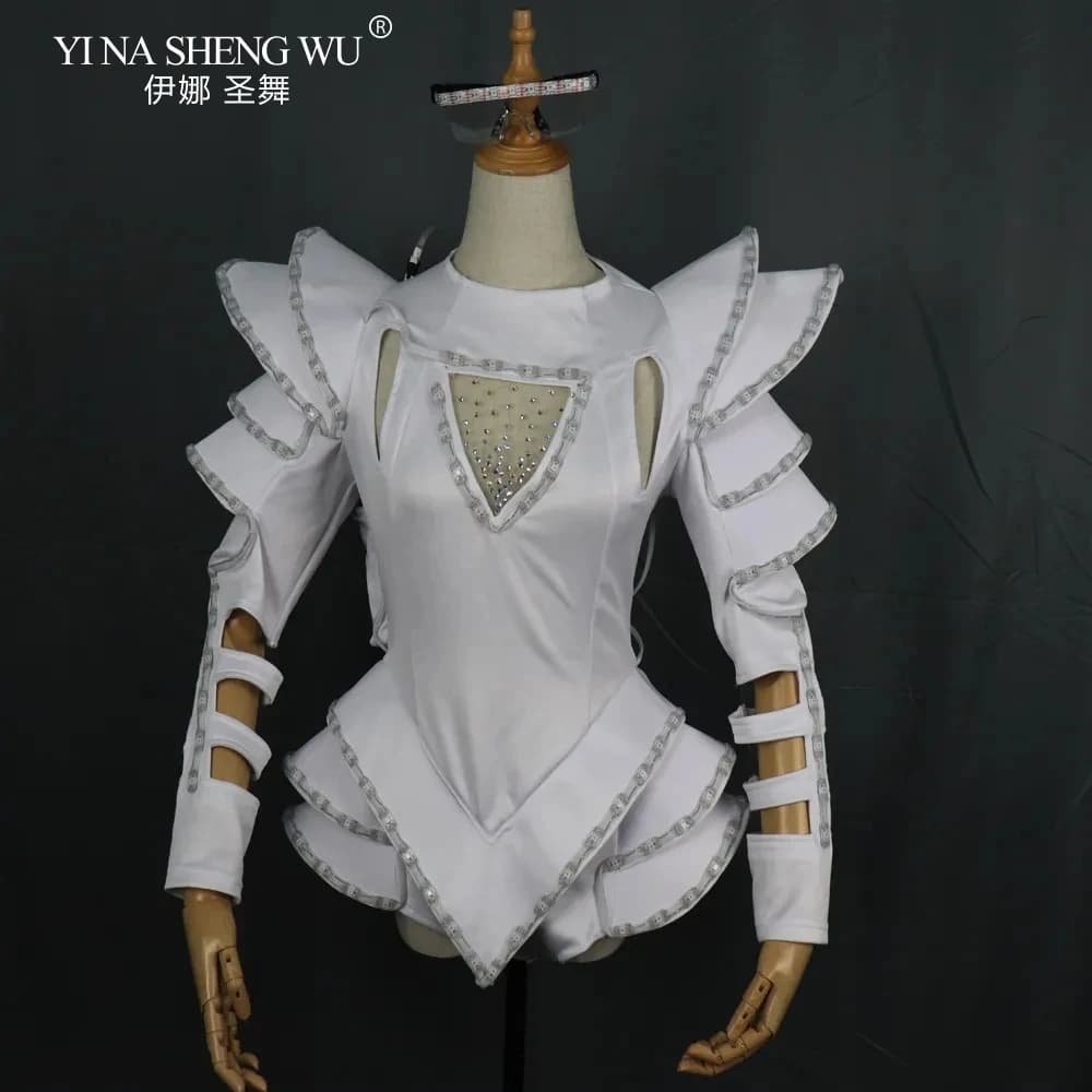 Nouveau Jazz danse LED vêtements lumineux Costume Costumes lumière vêtements pour femmes salle de ba