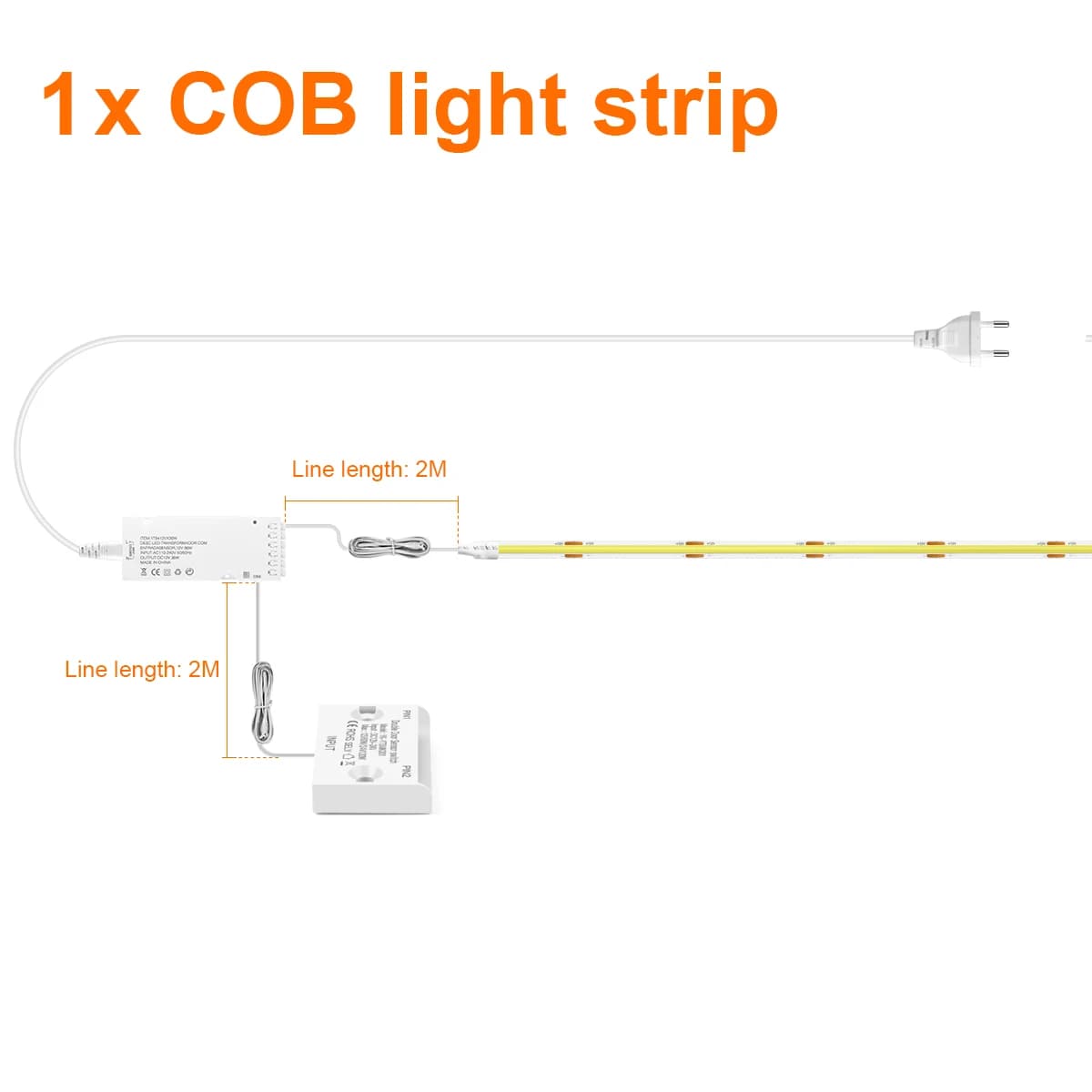 1-10 pièces Interrupteur à capteur intelligent double porte pour sous-meuble, Bande lumineuse LED CO
