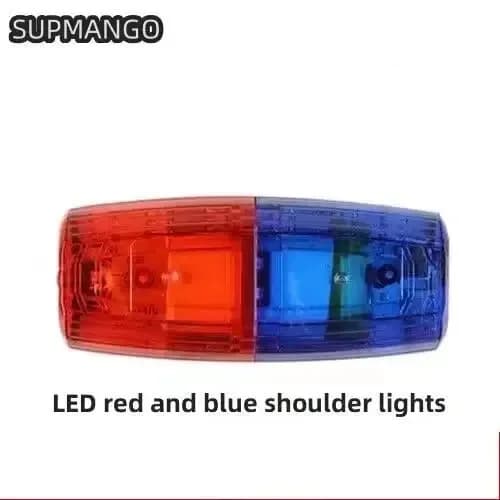 Police épaule pince lumière assainissement travailleur sécurité patrouille alarme Flash Signal lampe