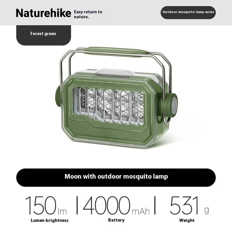 Lampe anti-moustiques Naturehike rechargeable par USB, lampe électrique anti-moustiques pour le camp