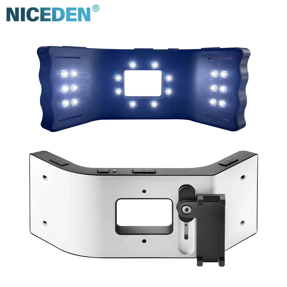 Lampe de remplissage dentaire, panneau d'éclairage de correction d'orthodontie pour photographie, éq