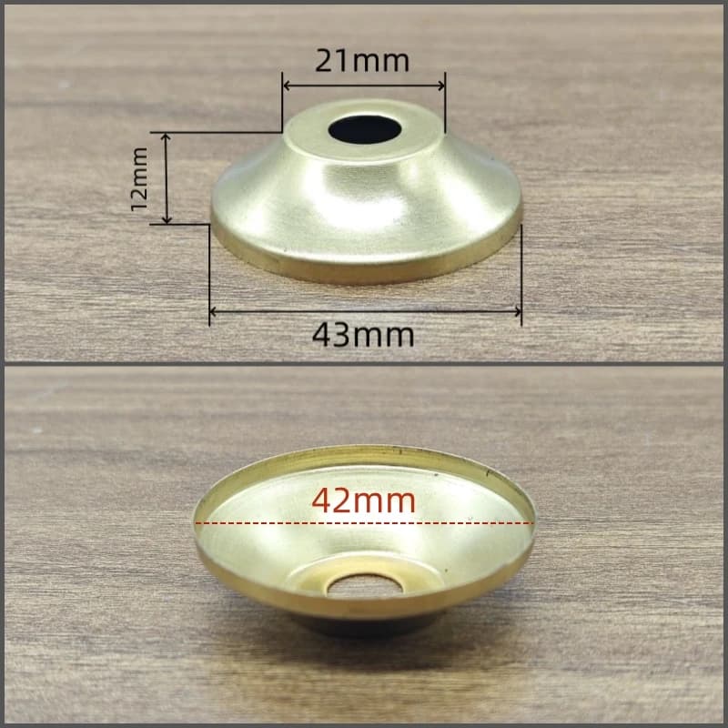 Accessoires de lampe DIY en laiton : griffes de support d'abat-jour, bases de lampe en laiton, plaqu