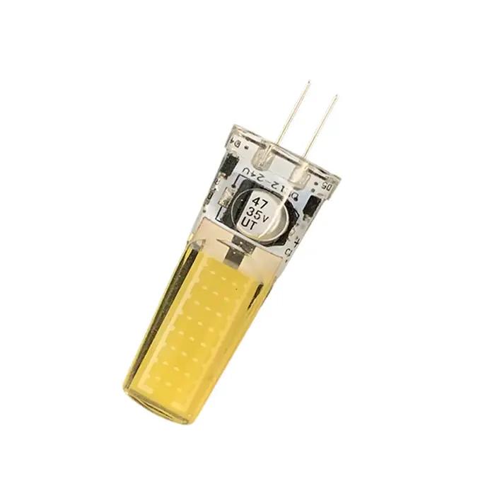 G4 gy6.35 LED silicone lumière 10W ampoule lumière 12V 2508cob remplacement halogène lampe spot déco