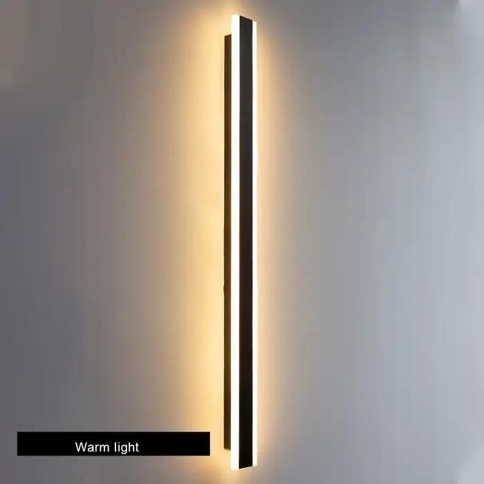 Applique murale LED extérieure étanche IP65 lampes murales longues LED éclairage de jardin Villa por