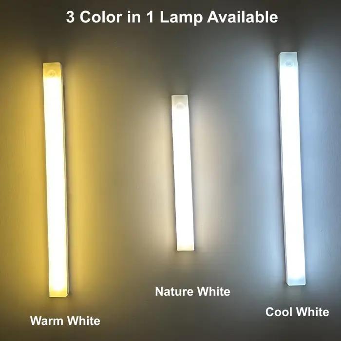Type C LED Rechargeable veilleuse PIR capteur de mouvement sous armoire lampe pour cuisine armoire c